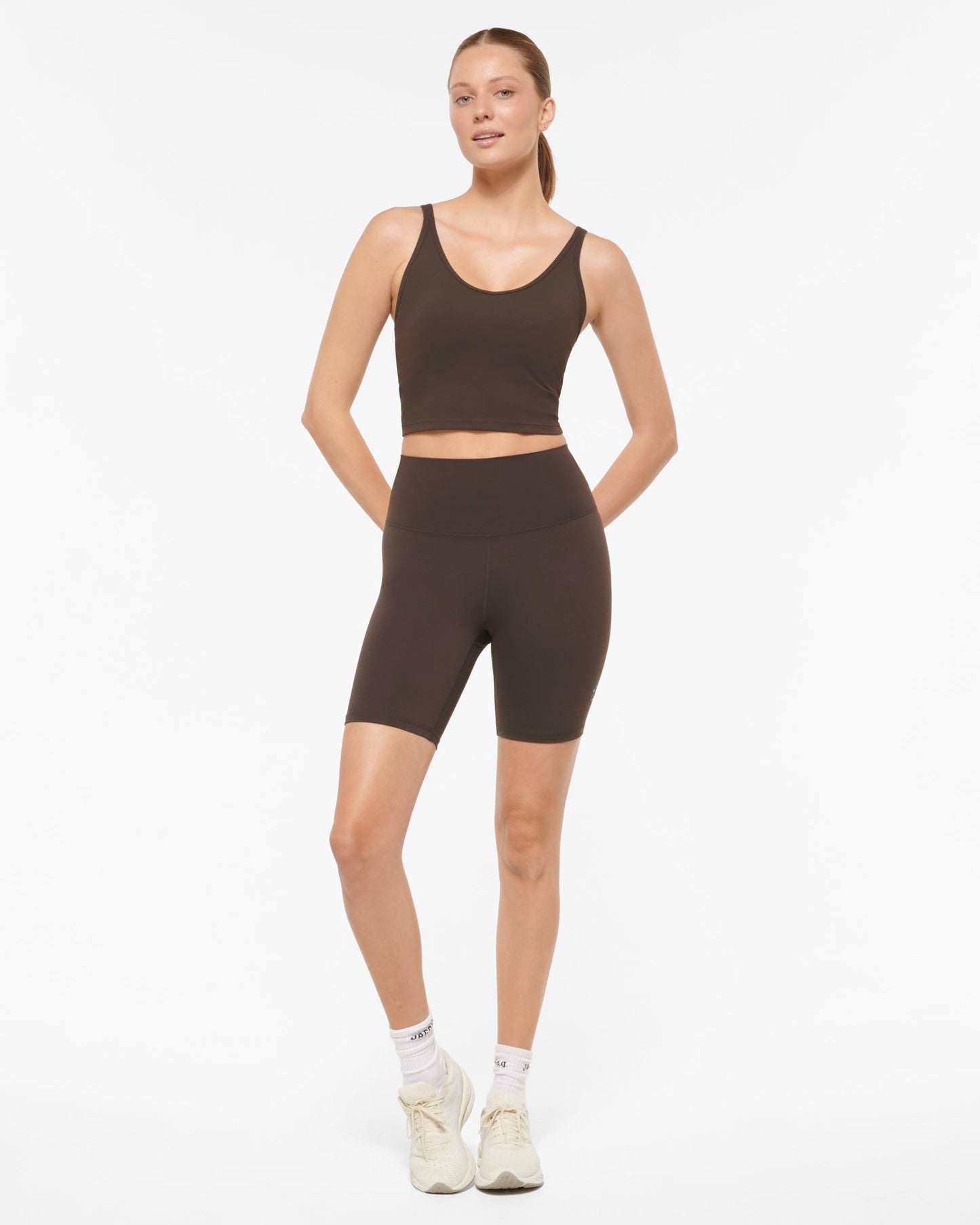 ULTIMATE SUPER HIGH WAIST SPIN ULTRA FLEX SHORT COFFEE BEAN