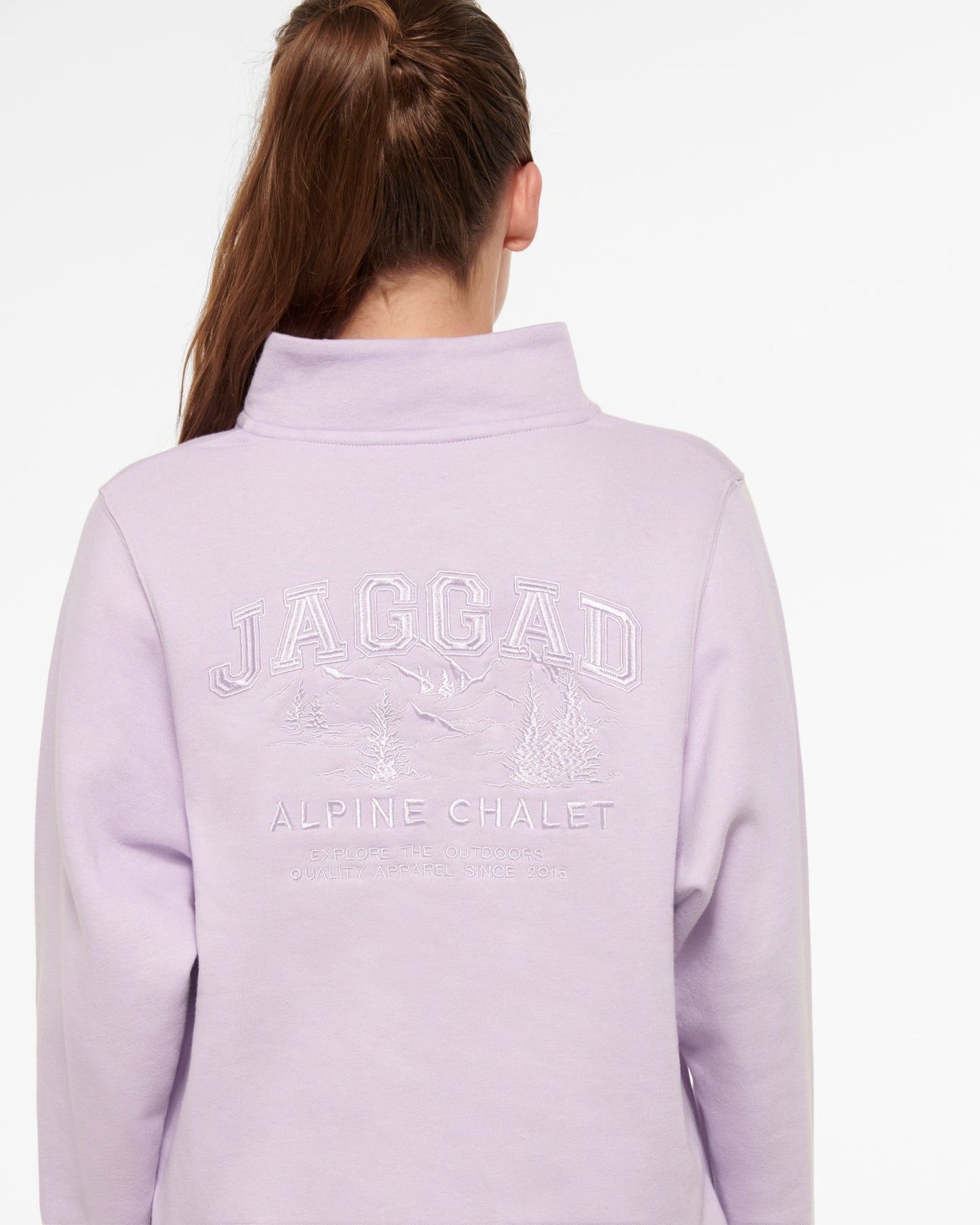 LODGE COLLARED SWEATER LILAC