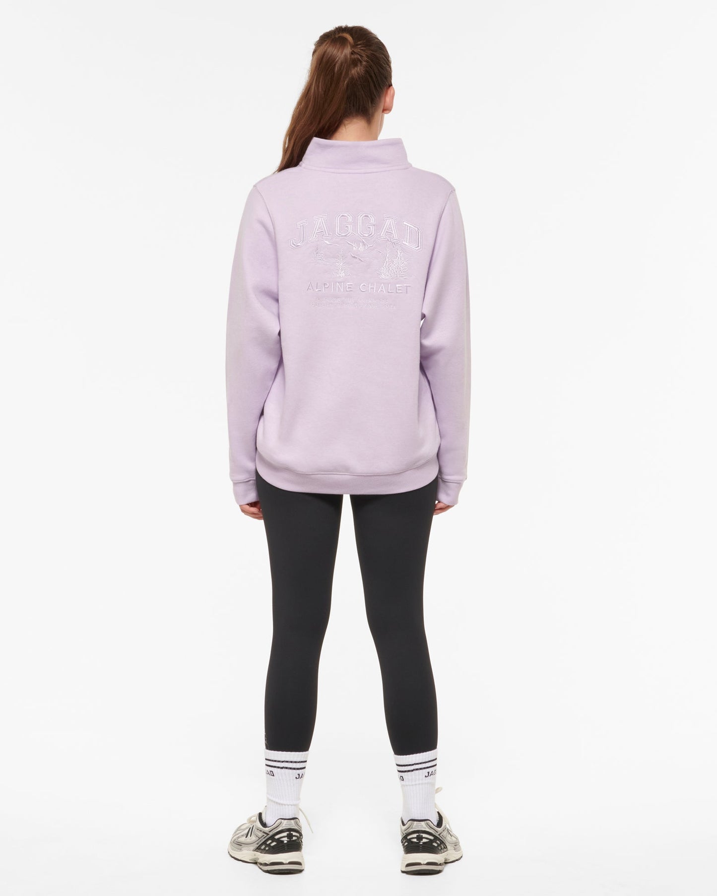 LODGE COLLARED SWEATER LILAC